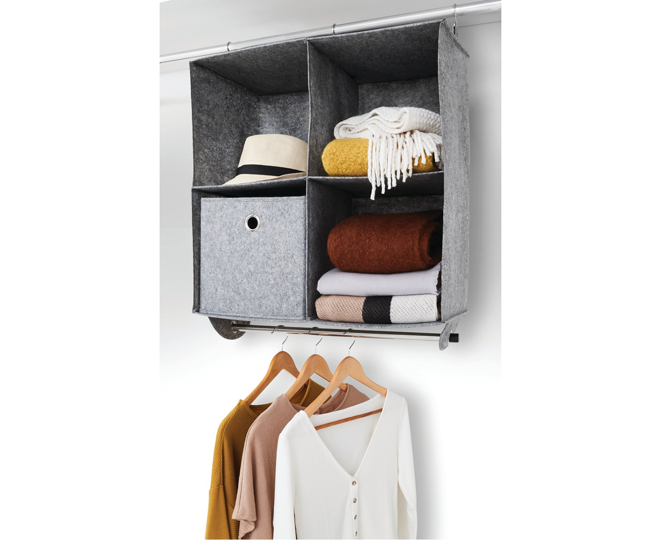 Anko by Kmart Hanging Organiser w/ Rail