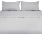 Anko by Kmart 300 Thread Count Queen Bed Sheet Set - Silver