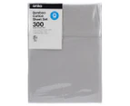 Anko by Kmart 300 Thread Count Queen Bed Sheet Set - Silver