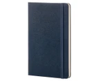 Moleskine Classic Large Plain Hardcover Notebook - Sapphire Blue