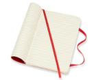 Moleskine Classic Pocket Ruled Softcover Notebook - Scarlet Red