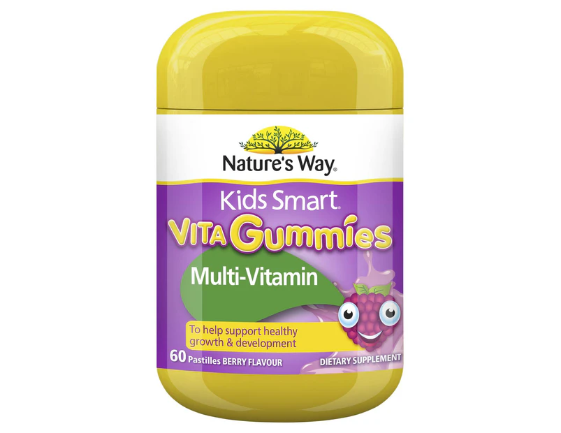 Natures Way Kids Smart Vita Gummies Multi-Vitamin + Vegies 60