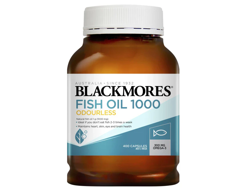 Blackmores Odourless Fish Oil 1000mg Capsules 400
