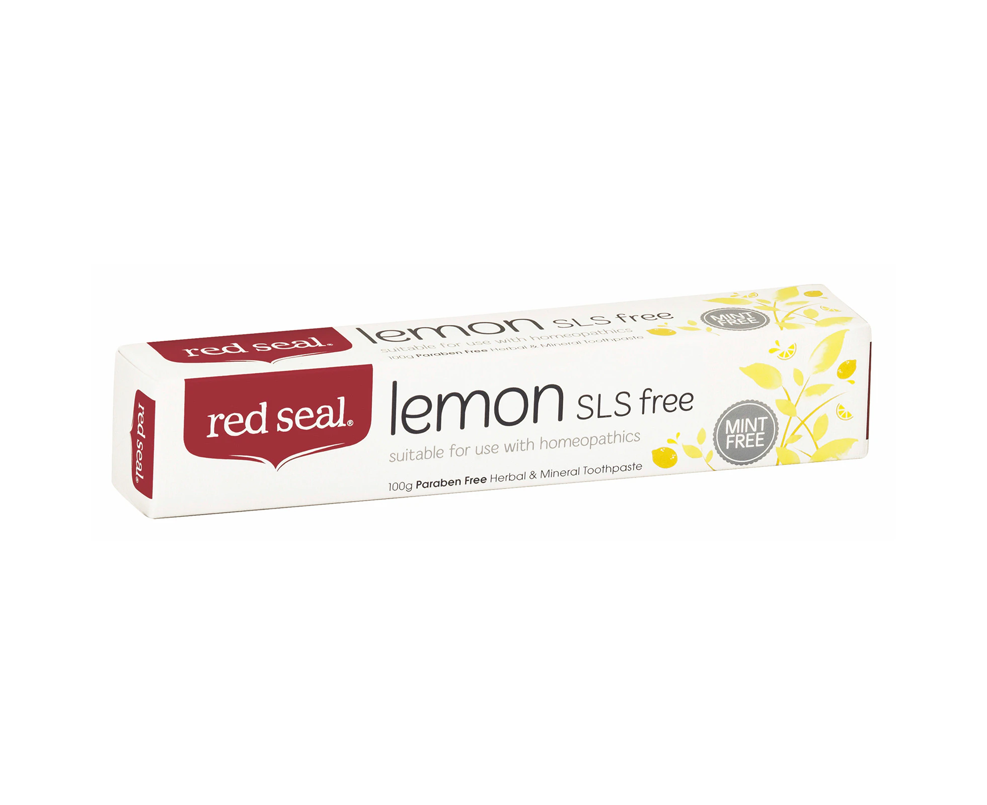 Red Seal Lemon SLS Free Toothpaste 100g