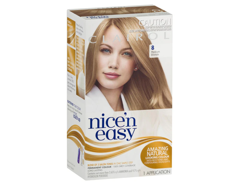 Clairol Nice 'N Easy 8 Natural Medium Blonde
