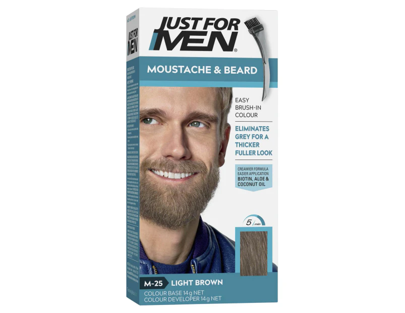Just For Men Moustache & Beard M-25 Light Brown