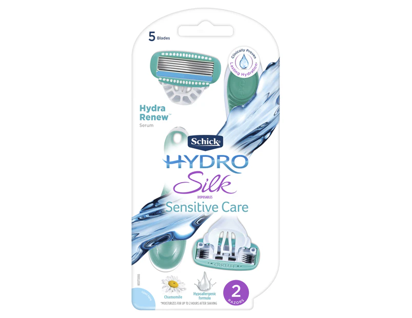 Schick Hydro Silk Disposable Razor - 2 Pack