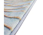 Super Soft Thin Thread Floor Area Modern Abstract Rug Carpet Beige Blue Gold