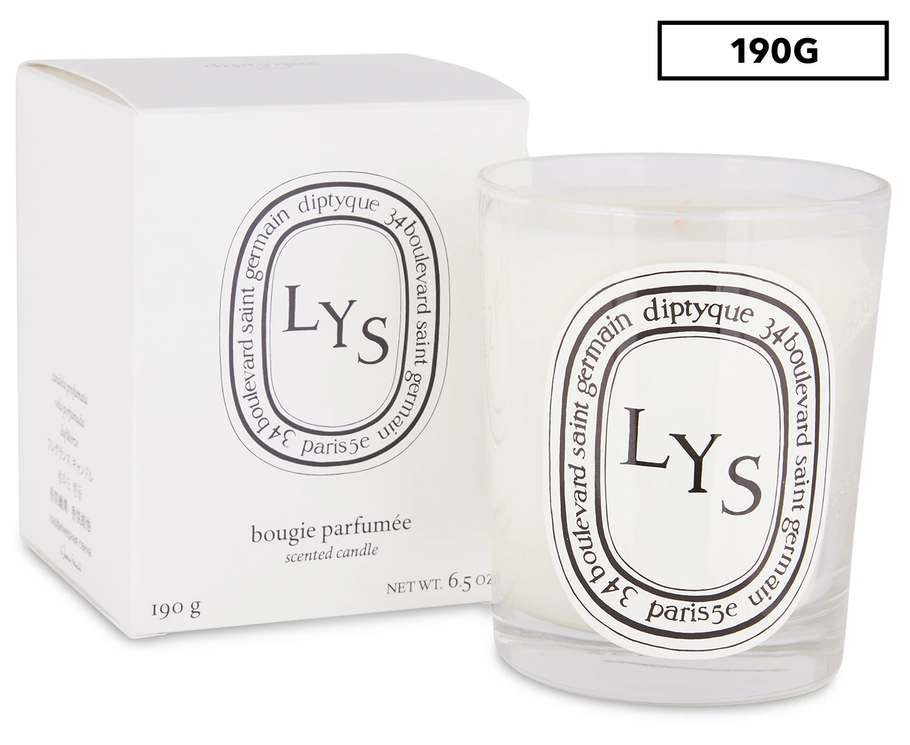 Diptyque Scented Candle  LYS (Lily) 190g/6.5oz