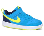 Nike Toddler Boys' Court Borough Low 2 Sneakers - Laser Blue/Lemon Venom