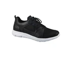 Kildare Shoes Mens Storm2 Casual Comfort Sneakers in Black Leather