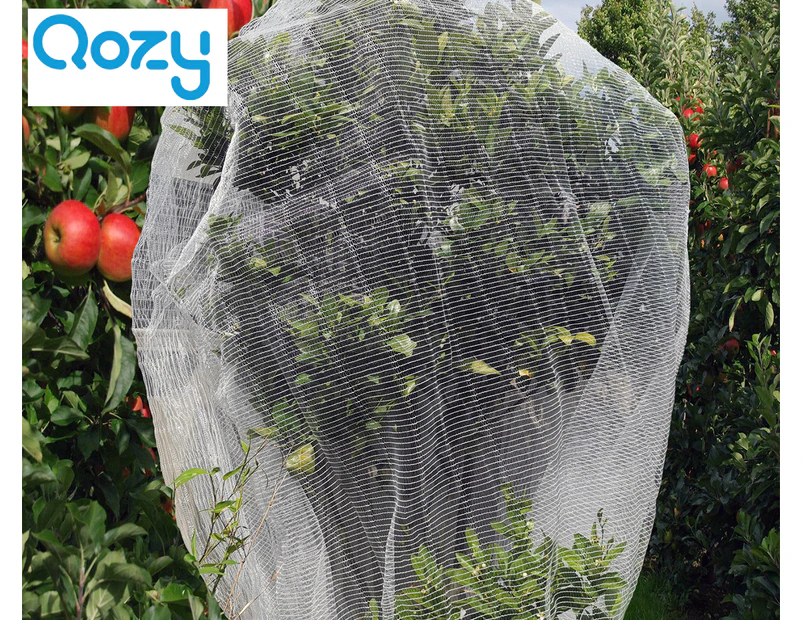 Qozy 5x10m Mesh Net Insect Exclusion Cover - White