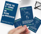 Gift Republic How To F**cking Swear In Sign Language Novelty Cards