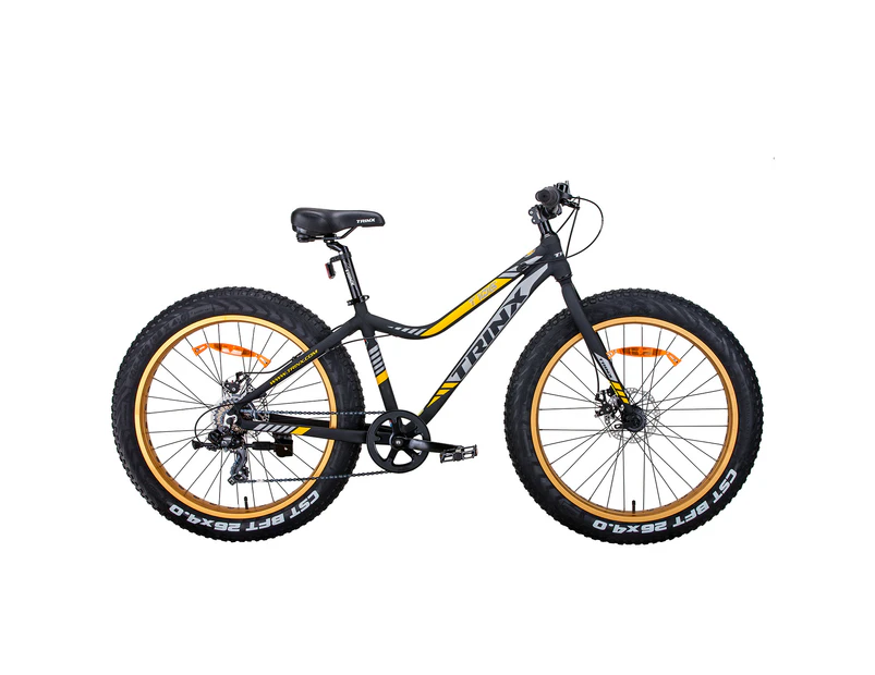 Trinx Tiger T106 Fat Bike Shimano 7 Speed Bicycle Orange