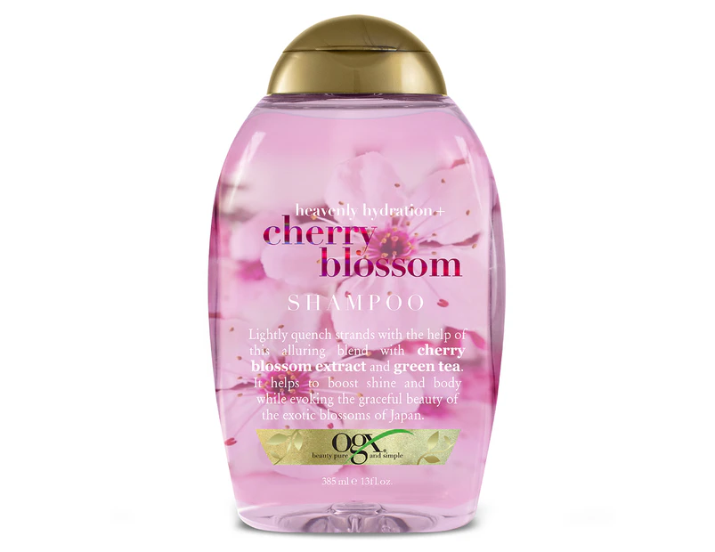 OGX Heavenly Hydration + Cherry Blossom Shampoo 385mL