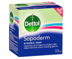 3 x Dettol Sapoderm Hygienic Soap 125g