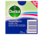 3 x Dettol Sapoderm Hygienic Soap 125g