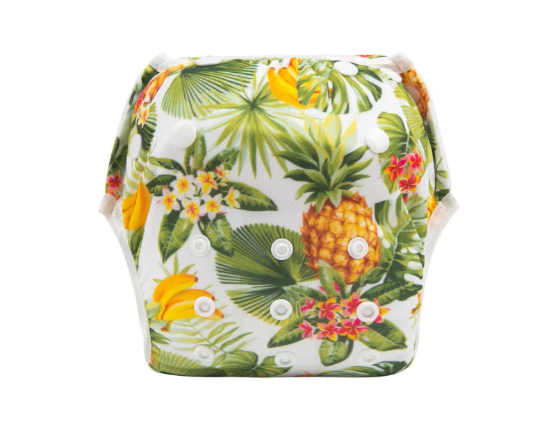 Alva Baby Tropical Print Modern Cloth Swim Nappy
