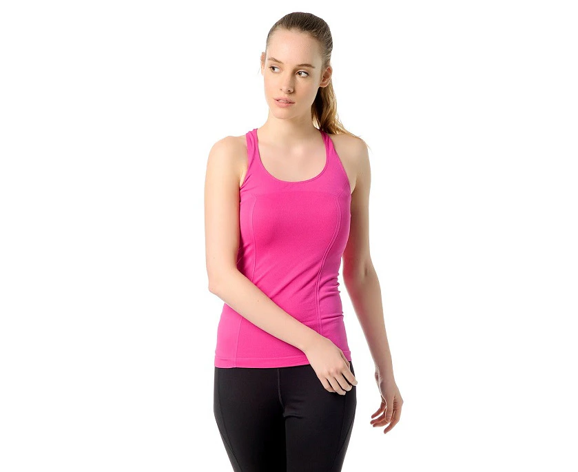 Jerf  Womens Tarma Pink Sapphire Seamless Tank