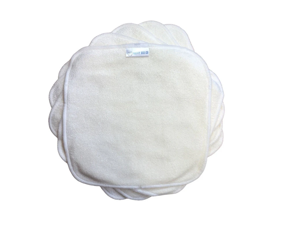 Nappy Box Co Reusable 2 Layer Bamboo Wipes