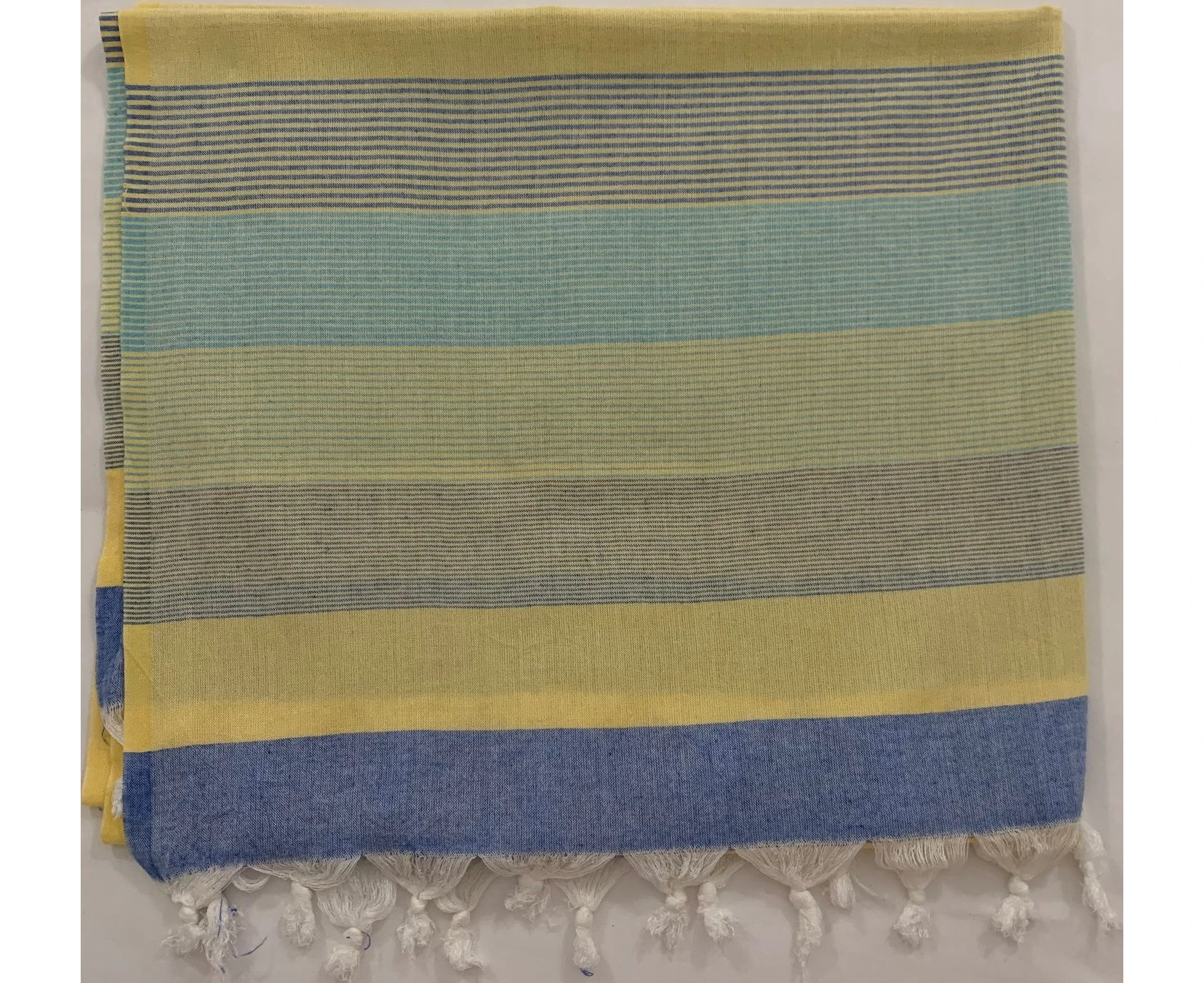 Aqua Perla Estival Turkish Towel Yellow Peshtemal Cotton