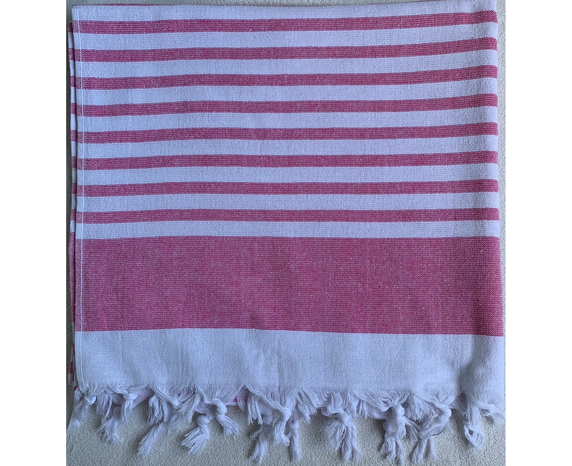 Aqua Perla Antalya Turkish Towel Pink Peshtemal and Terry Cotton