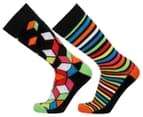Odd Socks Men's Socks Addict Crew Socks 6-Pack - Multi 4