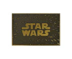 Star Wars Logo Gold Rubber Doormat