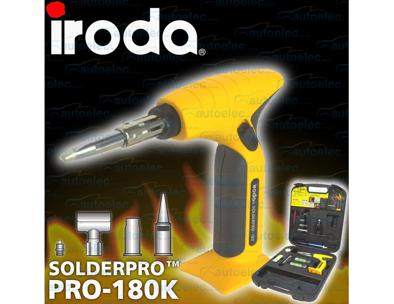 Iroda Pro 180K Gas Soldering Iron & Welding Kit