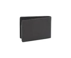ANABELLE Rugged Leather Slim RFID Wallet [Colour: Black]
