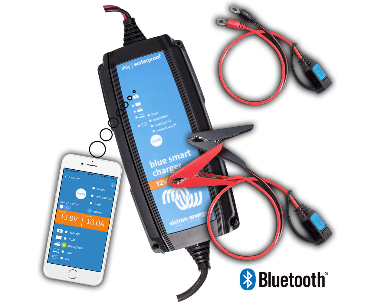 Victron Blue Smart 10 Amp 12 Volt Battery Charger Bluetooth App Control