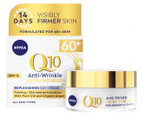 2 x Nivea Q10 Anti-Wrinkle Extra Nourish Replenishing Day Cream SPF15 50mL