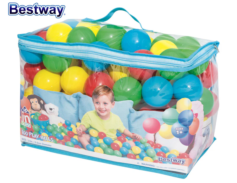 Bestway Splash & Play Balls 100-Pack - Assorted