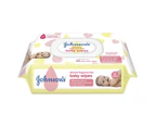 Johnson's Baby Wipes Skincare Fragrance Free Refill 80 Pack