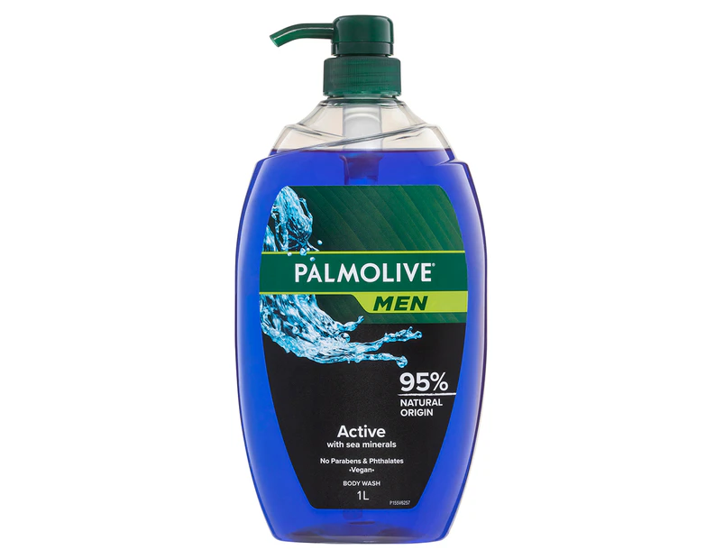 Palmolive Men Active Body Wash Sea Minerals 1L