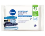 Nivea Refreshing Cleansing Wipes 25pk