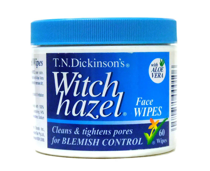 Witch Hazel Face Wipes 60 Pack