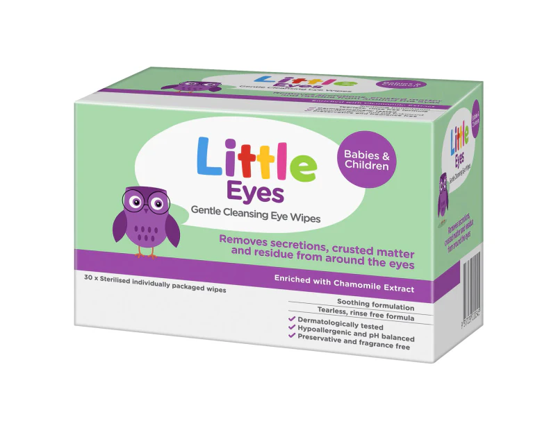 Little Eyes Gentle Cleansing Wipes 30