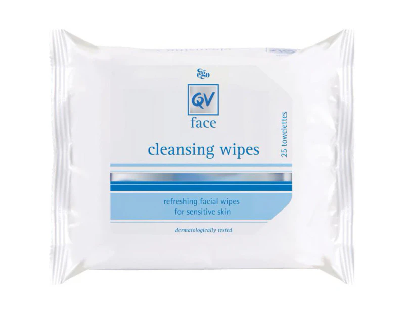 Ego QV Face Cleansing Wipes 25 Towelettes
