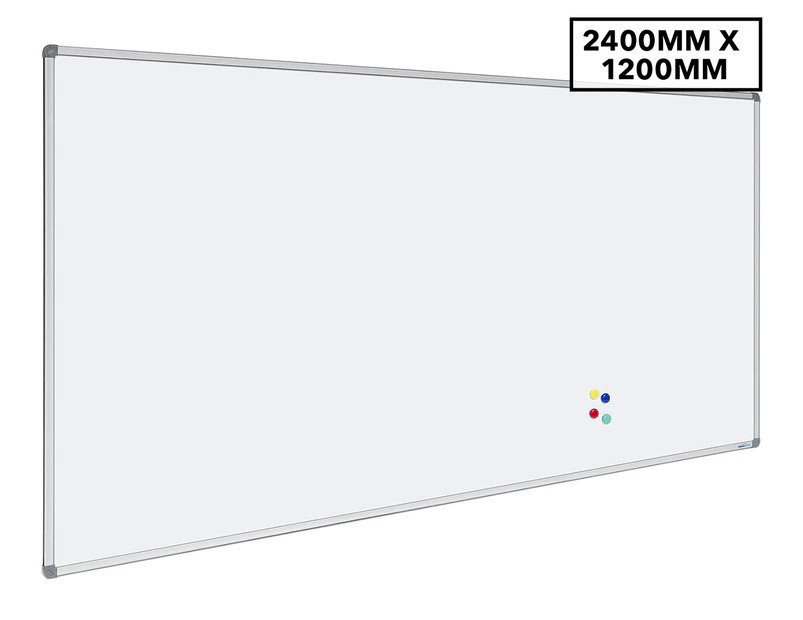 Visionchart 2400x1200mm Premium Magnetic Whiteboard