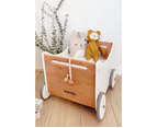 Kinderfeets Wooden 52cm Toy Box Walker/Storage Baby/Toddler Walking Play 18m+