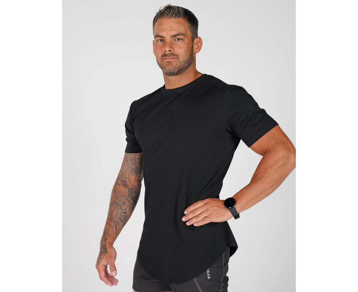 Gym Tee - Accentuate Black Tee by Strong Liftwear