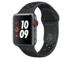 Apple Watch Nike Series 3 (GPS + Cellular), 42mm Space Grey Aluminium Case w/ Anthracite/Black Nike Sport Band