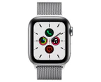 Apple Watch Series 5 (GPS + Cellular) 40mm Stainless Steel Case with Stainless Steel Milanese Loop