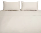 Anko by Kmart 225TC King Bed Sheet Set - Oatmeal