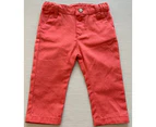 Mamino Baby Michael White and Coral Trouser and T Shirt Set