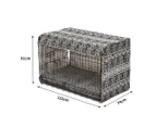 PaWz Pet Dog Cage Crate Metal Carrier Portable Kennel With Bed Cover 48"