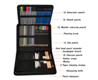 WACWAGNER 72PCS Art Sketch Pencils Set Colored Pencils Oil Drawing Painting Sketching Kit