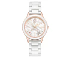 Juicy Couture Women's 38.5mm JC1048WTRG Ceramic Watch - White