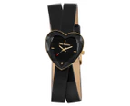 Juicy Couture Women's 28mm JC1200BKBK Patent Leather Watch - Black